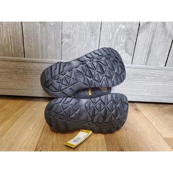 Teva Unisex-Kid's K Omnium Drift Fisherman Black Sandals Kids Size 1 - Picture 5 of 6